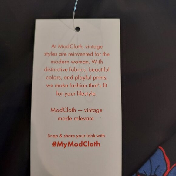 Modcloth Fits of Bliss Floral Short Flutter Sleeves Midi Dress Size Large - Picture 6 of 10